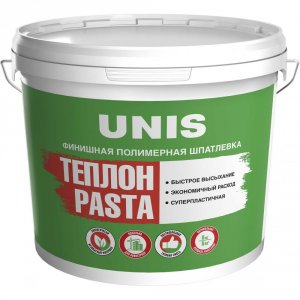 Шпатлевка финишная полимерная UNIS Pasta ТЕПЛОН, 5 кг (4607005184887)