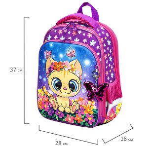 Рюкзак BRAUBERG QUADRO Charming kitten (270602)