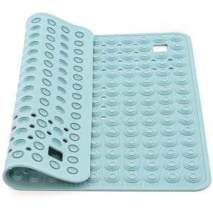 Противоскользящий коврик для душа Tatkraft Detail Blue TPR (10673)