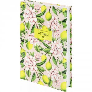 Датированный ежедневник Staff Lemons & flowers (114195)