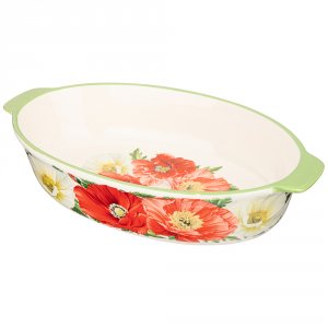 Овальное блюдо для запекания Agness Маки (536-270)