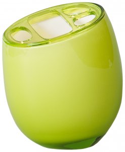 Стакан для зубных щеток Tatkraft REPOSE GREEN (12301)