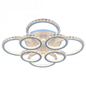 Светодиодная люстра Profit Light 8052/4+4 WHT