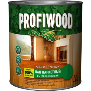 Быстросохнущий алкидноуретановый паркетный лак PROFIWOOD 62240