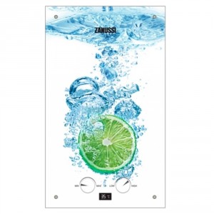 Водонагреватель газовый проточный Zanussi GWH 10 Fonte Glass Lime (GWH 10 FONTE GLASS LIME)