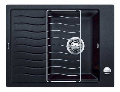 Кухонная мойка Blanco eLON 45 S Silgranit PD антрацит (524814)