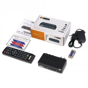 Приставки для цифрового ТВ Cadena CDT-1712 чёрный (CADENA CDT-1712)