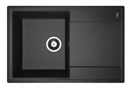 Кухонная мойка Flortek Консул 760 черный (23.020.C0760.102)