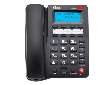 Телефон проводной Ritmix RT-550 Black