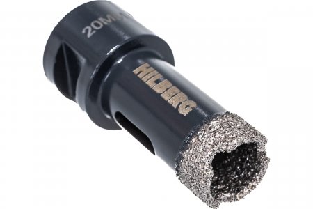 Алмазная коронка по керамике и керамограниту Hilberg Super Hard (HH620)