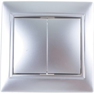 Двухклавишный выключатель Smartbuy SBE-01s-10-SW2-0-c