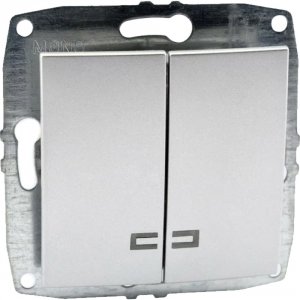 Механизм двухклавишного выключателя MONO ELECTRIC L/D (500-002125-103)