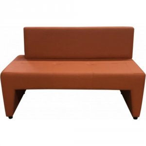 Двухместный диван Мягкий офис правый оранжевый (РТRT201ОР)