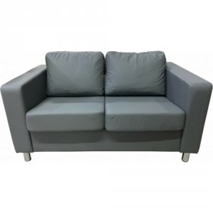 Двухместный диван Мягкий офис серый (ВТС201СР)