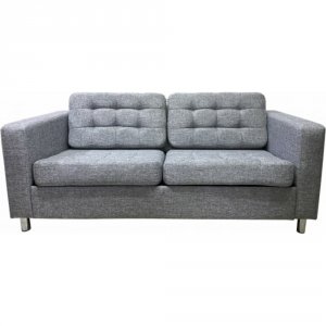 Трехместный диван Мягкий офис серый (ОКЛЮ310СР)