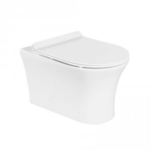 Подвесной безободковый унитаз BelBagno ANCONA (BB1224CHR-SM)