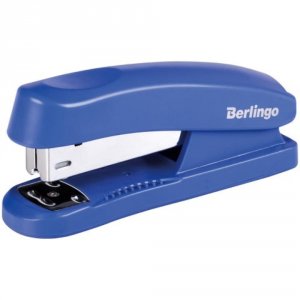 Степлер Berlingo №24-6, 26-6, "Universal" до 30 листов, пластиковый корпус, синий (H31001)