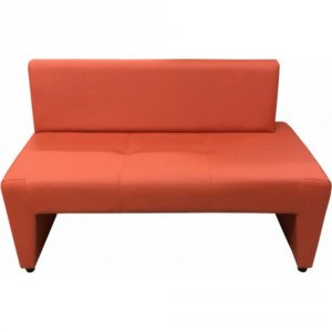 Двухместный диван Мягкий офис левый оранжевый (РТLT201ОР)