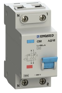 Электронный автоматический выключатель дифференциального тока Engard АД12 (AD12-23CAC-16)