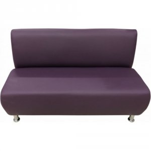 Двухместная секция дивана Мягкий офис фиолетовая (КЛ601ФЛ)