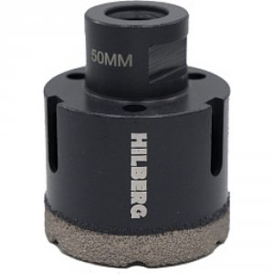 Алмазная коронка по керамике и керамограниту Hilberg Super Hard (HH650)