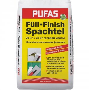 Заполняющая финишная шпаклевка Pufas FüII + Finish М (1-003007092)