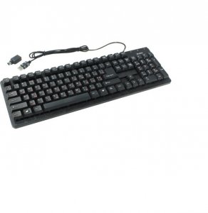 Клавиатура Sven Standard 301 USB+PS/2 чёрная (SV-0310301PUB)