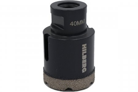 Алмазная коронка по керамике и керамограниту Hilberg Super Hard (HH640)