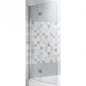 Шторка для ванной RIHO Novik Z500 90 G003040120 (GZT9200089) профиль Хром стекло прозрачное