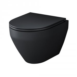Унитаз подвесной Am.Pm Spirit V2.0 C701700MBSC подвесной Черный матовый с сиденьем микролифт