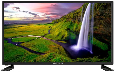 Телевизор Supra STV-LC39ST0045W черный HD 60Hz DVB-T DVB-T2 DVB-C USB WiFi Smart TV