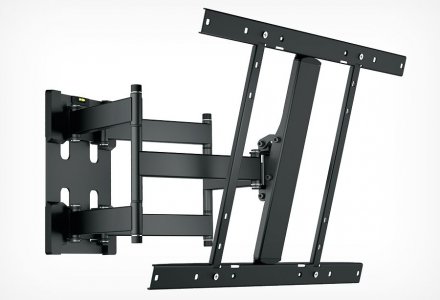 Кронштейн для телевизора Holder LCD-SU6602-B черный 26"-60" макс.45кг настенный поворот
