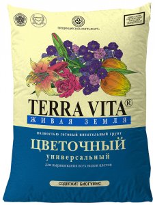 Цветочный грунт Terra vita Живая Земля (4601104981439)