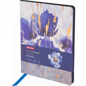 Тетрадь BRAUBERG VISTABlue flowers (403920)
