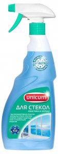Средство для мытья стекол, пластика и зеркал Unicum 500 мл (300285)