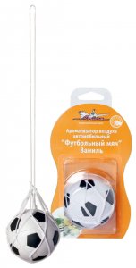 Подвесной ароматизатор AIRLINE "Футбольный мяч", подвесной, французская ваниль (AF-I02-VA)