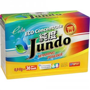 Экологичный концентрированный порошок для стирки цветного белья Jundo Color Экологичный концентрированный порошок для стирки Цветного белья 900 г (4903720020104)