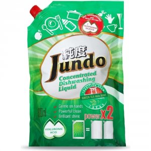 Концентрированный эко гель для мытья посуды и детских принадлежностей Jundo Green Tea with Mint (4903720020036)