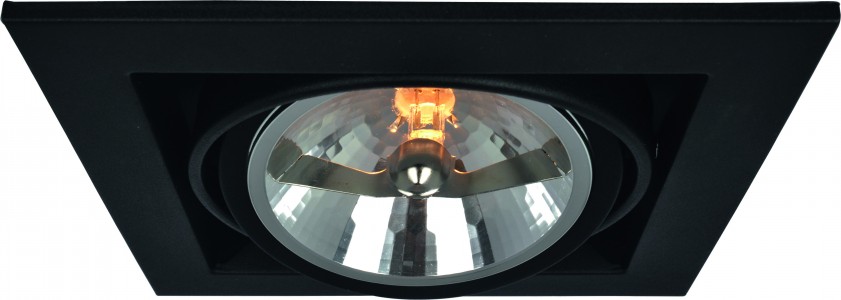 Светильник встраиваемый Arte Lamp A5935pl-1bk (A5935PL-1BK)