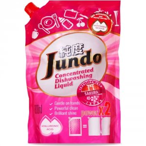 Концентрированный гель для мытья посуды и детских принадлежностей Jundo Sakura (4903720020043)