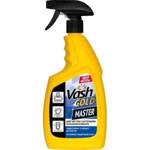 Средство для чистки для сантехники Vash Gold Средство для чистки сантехники 750 мл. Vash Gold Master (307437)