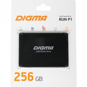 Твердотельный накопитель Digma Run P1 2.5" SATA III 256Gb (DGSR2256GP13T)