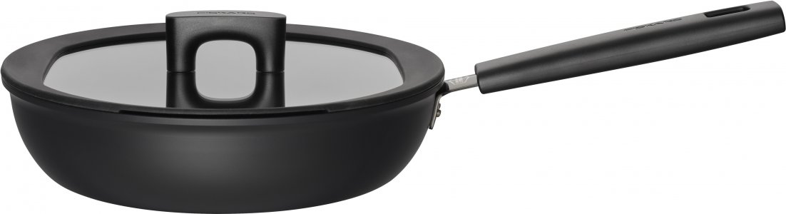 Сотейники Fiskars Hard Face Optiheat 1052238 (черный)