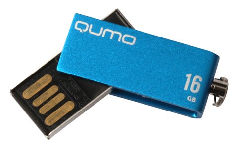 USB Flash Drive Qumo QM16GUD-FLD-Blue