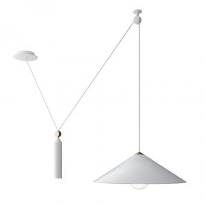 Подвесной светильник Maytoni Pendant Peso P080PL-01W Белый