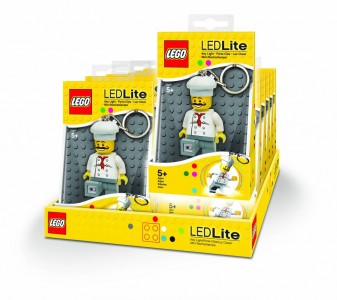 Брелок-фонарик Lego для ключей classic - chef LGL-KE24