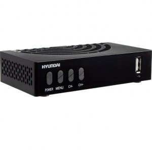 Приставки для цифрового ТВ Hyundai H-DVB440 черный