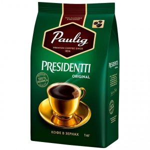 Кофе зерновой Paulig Presidentti Original 1000г. (17649) (16975)