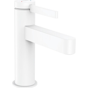 Смеситель для раковины Hansgrohe Finoris с донным клапаном Push-Open, белый матовый (76010700) (HG76010700)