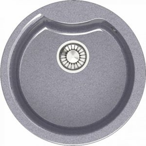 Кухонная мойка Glanz J-002-35 темно-серая, матовая